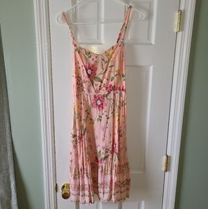 Old navy Tall pink floral dress